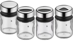 WMF - Set di barattoli per spezie 4pz DEPOT 9,5 cm acciaio inossidabile
