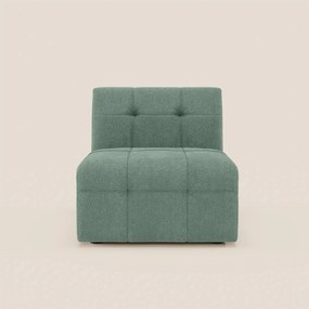Mosaic modulo poltrona 77 cm in bouclé - capitonné e design in tessuto smacchiabile T21