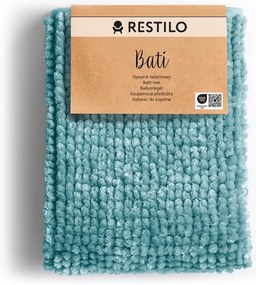Tappetino per il bagno turchese 50x70 cm Bati – Restilo