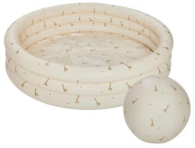 OYOY Living Design - Giraffe Swimming Pool Small & Beach Ball Butter OYOY Living Design