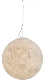 In-es.artdesign -  Lampada a sospensione Luna 1  - Lampada a sospensione. Una luna sospesa realizzata in Nebulite®, materiale particolarmente luminoso. Made in Italy per te.