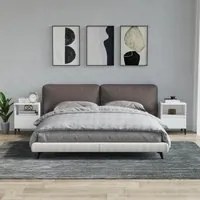 Comodini 2 pz in Bianco 40x35x50 cmcod mxl 121335