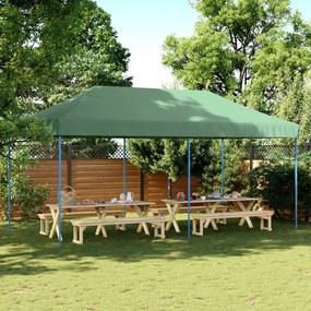 Tenda Da Festa Pieghevole Pop-up Verde 580x292x315 Cm /