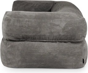 Puof a sacco color mattone con rivestimento in velluto a coste Sofa MooG – SLOWDOWN