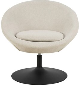 Poltrona beige girevole Center – Actona