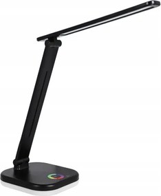 Lampada da tavolo dimmerabile LED RGBW con ricarica wireless LED/7W/5V USB nera
