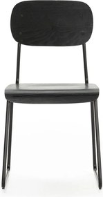 Set di sedie da pranzo nere 2 pz Aira - Marckeric