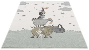 Simpatico tappeto da gioco per bambini con animali Larghezza: 80 cm | Lunghezza: 150 cm