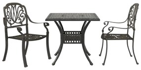 Set Da Bistrò 3 Pz Bronzo İn Alluminio Pressofuso /
