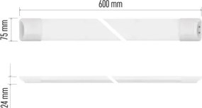 LED Lampada fluorescente MINO LED/20W/230V 4000K 60 cm