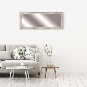 Specchio Toora rettangolare in legno bianco 58 x 143 cm