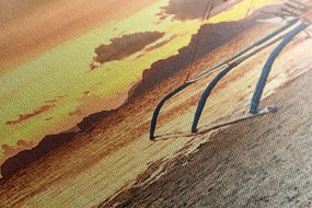 Stampa su tela – Barche al tramonto