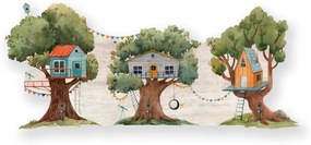 Appendiabiti verde per bambini Tree House - Little Nice Things