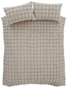 Biancheria da letto singola beige 135x200 cm Puffer - Catherine Lansfield