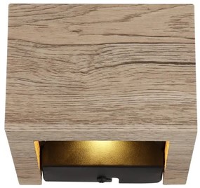 Globo 15553W1W - Applique a LED ALINA LED/8W/230V marrone