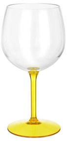 Calice vino in plastica 582 ml giallo Ballon