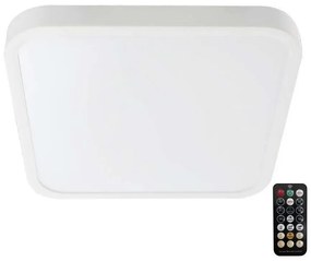 Plafoniera LED bagno con sensore 36W 230V IP44 4000K 42x42 cm + telecomando