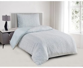 Biancheria da letto singola jacquard verde 140x200 cm Florida - My House