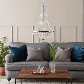 Markslöjd 104890 - Lampadario di cristallo su catena GRÄNSÖ 2xE14/40W/230V