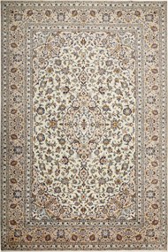 Kashan Tappeto persiano 360 x 240 Beige (Iran) Annodato A Mano