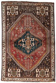 Tappeto 100 x 150 Rosso (Iran) Annodato A Mano