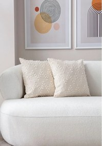 Federe decorative in set 2 pz 43x43 cm Tuffet – Mioli Decor