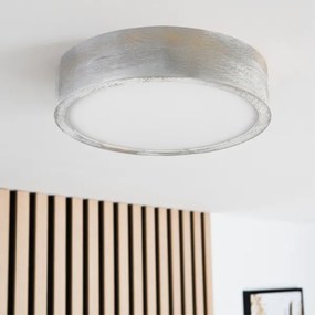 Brilagi - Plafoniera PINO 1xE27/15W/230V pino/argento diam. 27,5 cm