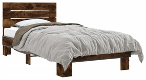 Giroletto Rovere Fumo 90x190 Cm İn Legno Multistrato E Metallo /