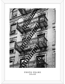 Cornice bianca da appendere, 33 x 43 cm Floryda - Styler