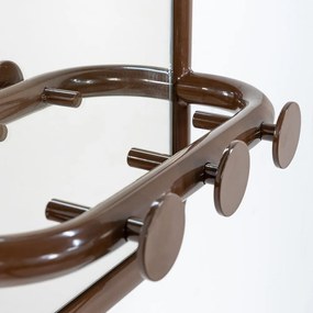 Pannello appendiabiti marrone scuro in metallo 35x60x11 cm Retro – Spinder Design