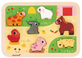 Puzzle a incastro 3D - Animali della fattoria