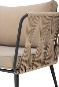 Divano da giardino beige Pavone - Bloomingville