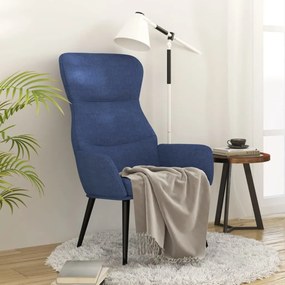 Sedia Relax Blu İn Tessuto /