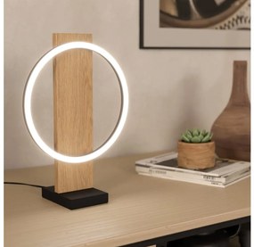 Eglo 901718 - Lampada da tavolo LED BOYAL LED/12W/230V 3000K beige/nero