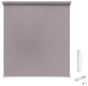 Tenda a rullo motorizzata filtrante MADECO Eroll grigio 124 x 250 cm