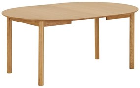 Tavolo da pranzo rotondo con effetto rovere allungabile con estensione ø 120 cm Bundaberg – House Nordic