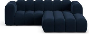 Divano angolare blu scuro ad angolo destro Lupine - Micadoni Home