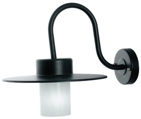 Applique da esterno York nero IP44 1X E27 INTEC