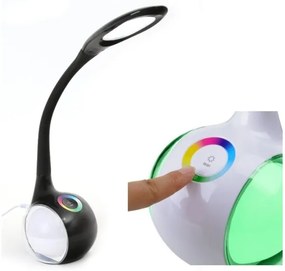 Lampada da tavolo LED RGB LED/7W/230V nero