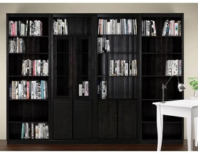 Libreria in legno di pino marrone 296x223 cm Anita - Støraa