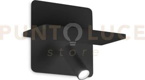 Piano applique da comodino doppia emissione con mensola led 3000k 1...