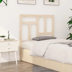Testiera Per Letto 80,5x4x100 Cm İn Legno Massello Di Pino /