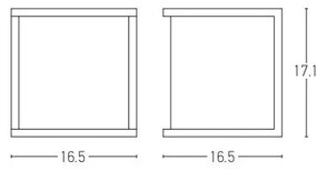 Zambelis E127 - Applique da esterno 1xE27/18W/230V IP54 antracite