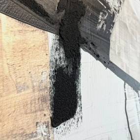 Quadro con elementi dipinti a mano 70x100 cm Ash – Styler