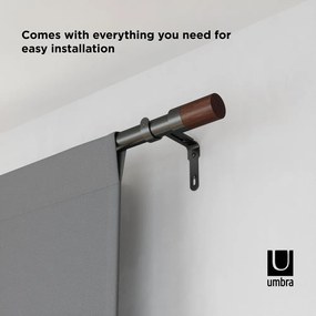 Mantovana estensibile in acciaio 183 - 366 cm Blok - Umbra