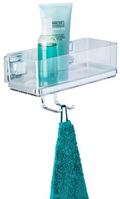 Ripiano autoportante con 2 ganci Vacuum-Loc, capacità di carico fino a 33 kg Quadro - Wenko