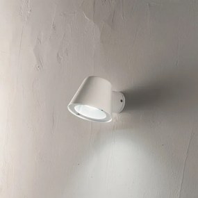 Applique per esterni MALTA in alluminio Bianco e diffusore in vetro 11,5 cm