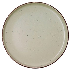 Piatto da pranzo Quid Duna Verde Ceramica 26,5 x 2,8 cm
