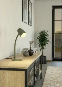 Eglo 901831 - Lampada da tavolo CARLO 1xE14/18W/230V verde