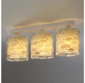 Dalber D-41413E - Plafoniera per bambini CLOUDS 3xE27/60W/230V